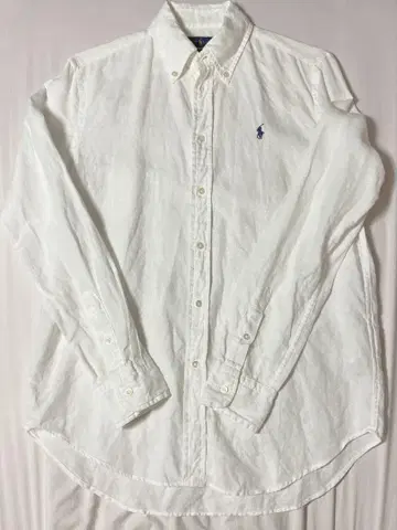 Ralph Lauren 릴랙스 핏 화이트 셔츠