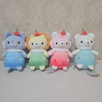 무섭지 않아요, 소다 기분 4개 세트 봉제 인형