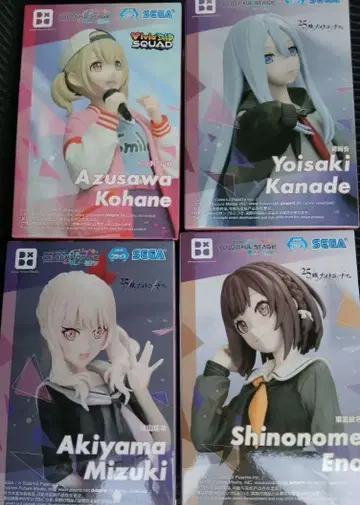 SEGA 프로젝트 세계 피규어 4개 세트
