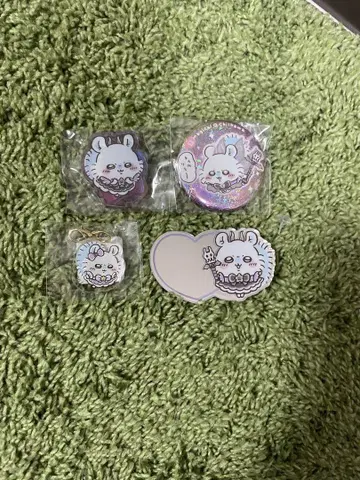 모몽가 아크릴 참 캔뱃지 아크릴 스탠드 마지카루 치이카와 (먼작귀) 거울