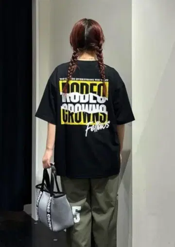 Master protect Rip UP 로고 티셔츠 BLACK 유니섹스