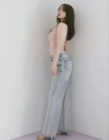 앤드메리 하트 볼륨 데님