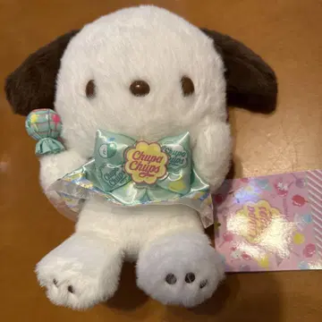 산리오 포차코 봉제 인형 츄파차프스 콜라보 chupa chups