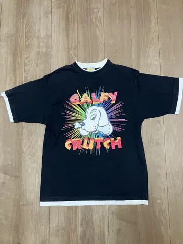 00s GALFY CRUTCH 걸피 티셔츠 블랙 프리 사이즈