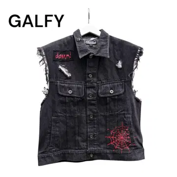 GALFY 걸피 빌리빌리 데님 자켓 컷오프 데님 자켓