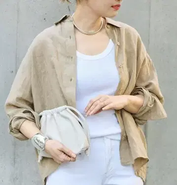 Deuxieme Classe 추가 Linen 셔츠 3가지 색상