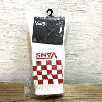 새상품 VANS 체커 패턴 삭스 3켤레 세트 L/XL(27.5~31)