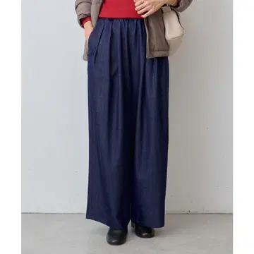 BEARDSLEY 턱 와이드 팬츠