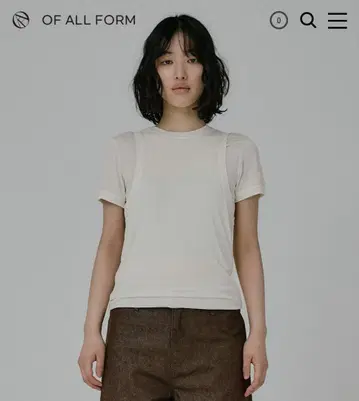 OAF TANK DOCKING TEE 레이어드 탱크탑 상의