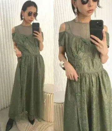 LACE KUNG FU DRESS 아메리빈티지