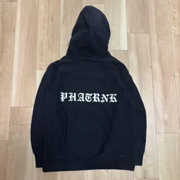 PHATRNK 팻랭크 P 로고 하가하라 쿄헤이 후드티 후디 블랙 2XL