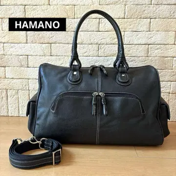 하마노 가죽 공예 [HAMANO] 2way 보스턴 백 황실 지정