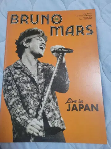 블루노 마즈 도쿄돔 팜플렛