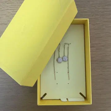 스와로브스키 귀걸이 핑크