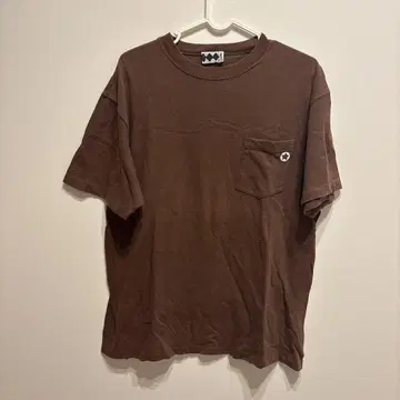 FINESSE 브라운 포켓 티셔츠 goodenough 피네스 M