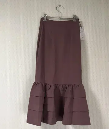 evelyn 밑단 턱 머메이드 스커트 EVD-791 핑크