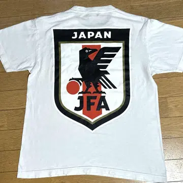 BEAMS x JFA 축구 일본 대표 야타가라로고 티셔츠