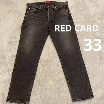 RED CARD 리듬 블랙 데님 33