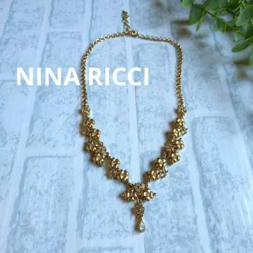 NINA RICCI 니나리치 골드 초커 목걸이 미사용품