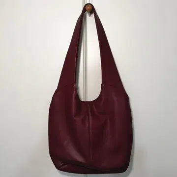 PAPILLONNER 버건디 가죽 숄더백