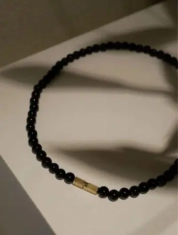LORO amulet Onyx necklace 오닉스 목걸이 6mm