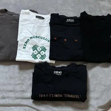 XENO 티셔츠 묶음 판매