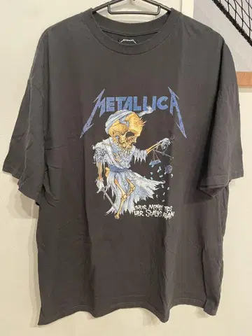 METALLICA 메탈리카 티셔츠 다크 그레이