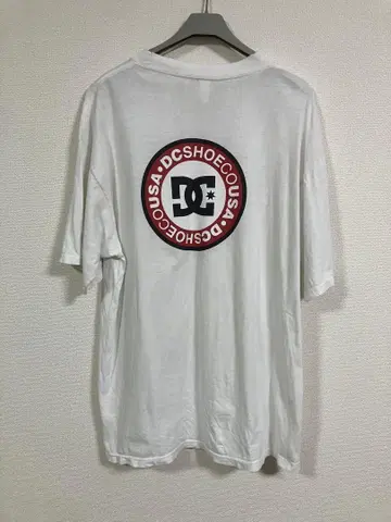 90s USA제 DC SHOES 티셔츠 스케이터 빅 로고 화이트