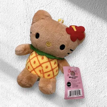 하와이 한정판 일광화상 키티 헬로키티 파인애플 키링