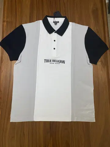 TRUE RELIGION 폴로 셔츠 화이트/그레이/블랙