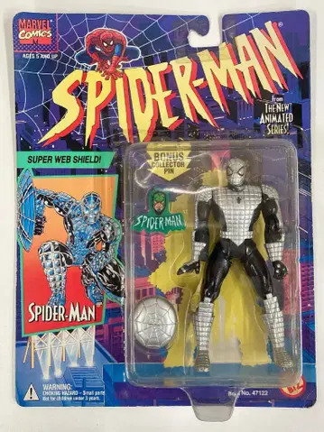 TOYBIZ FIGURES 스파이더맨 / 슈퍼 웹 쉴드 5인치