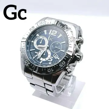 게스 컬렉션 GC 워치 크로노그래프 손목시계 블루 남성용 GUESS