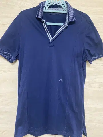 ETRO 네이비 피케 셔츠 S 사이즈