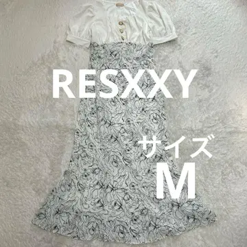 리젝시 RESXXY 퍼프 슬리브 머메이드 원피스