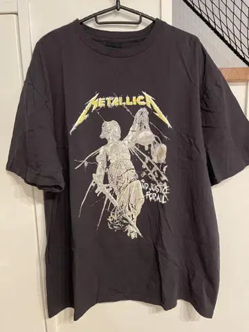 Metallica 티셔츠 블랙 다크 그레이 XL