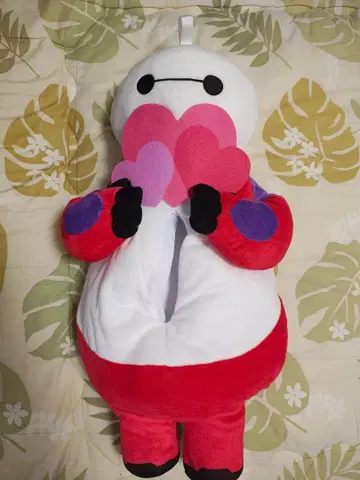 베이맥스 하트가 있는 티슈 케이스 약 60cm