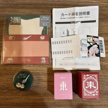 익명 배송 카드 마작 중화풍 마스킹 테이프 미니 레터 세트