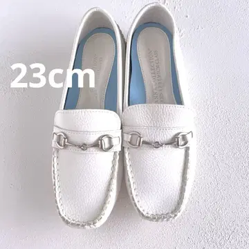 안나 컬렉션 인힐 비트 로퍼 모카신 23cm