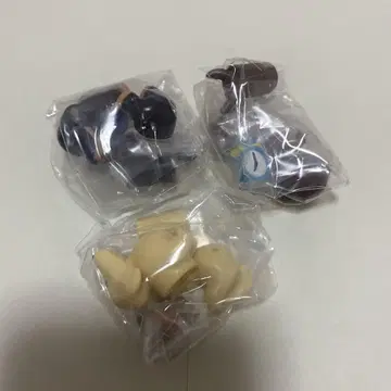 건전지 덕스 닥스훈트 가챠 3종 세트