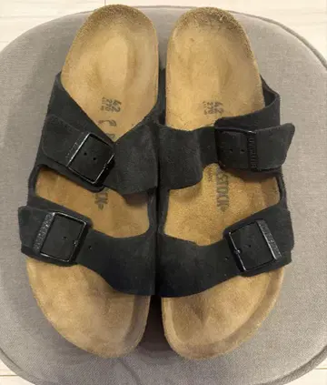 버켄스탁 블랙 스웨이드 가죽 27cm