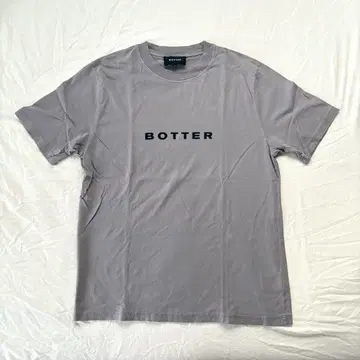 BOTTER 티셔츠 L 로고 프린트 그레이