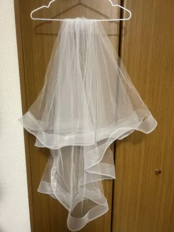 화이트 웨딩 베일