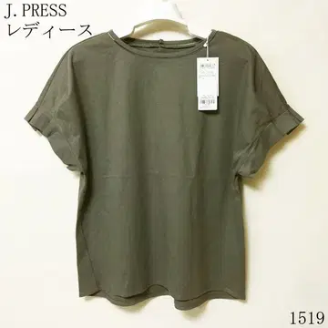 J. PRESS 반팔 셔츠 M 올리브 그린