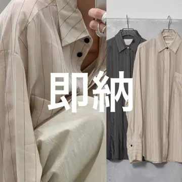 TODAYFUL Stripe Silky Shirts 상의