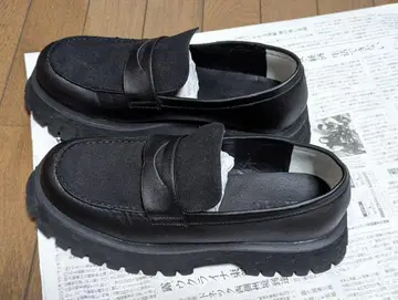 엡녹 epnok 탱크 밑창 로퍼 블랙 M 사이즈 통굽 신장 보정