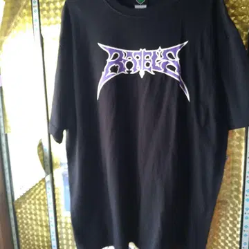 프로레슬링 NOAH RATELS 블랙 티셔츠 2XL