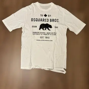 DSQUARED2 화이트 티셔츠