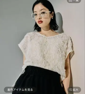 LEPSIM 뉘앙스 패턴 레이시 프렌치 슬리브