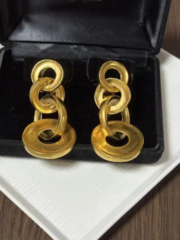 빈티지 ROBERT LEE MORRIS 빅 사이즈 골드 귀찌