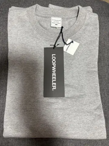 LOOPWHEELER 그레이 티셔츠